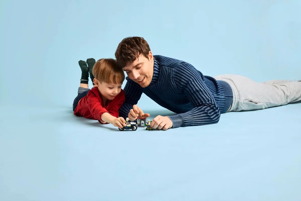 【LEGO 樂高】磚星球〡 60455 城市系列 警用摩托車追逐戰 Police Motorcycle Chase