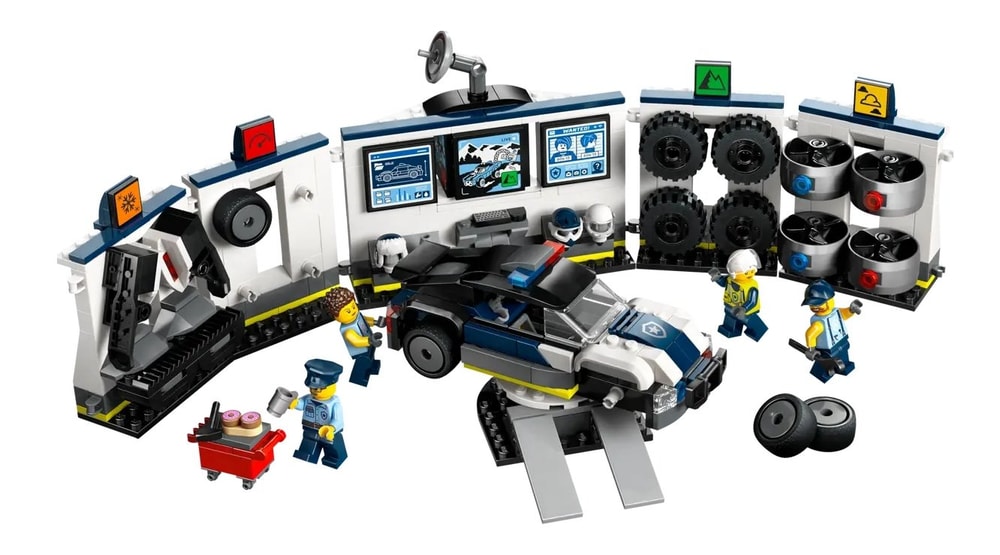 【LEGO 樂高】磚星球〡 60457 城市系列 客製化警車車庫 Custom Police Car Garage