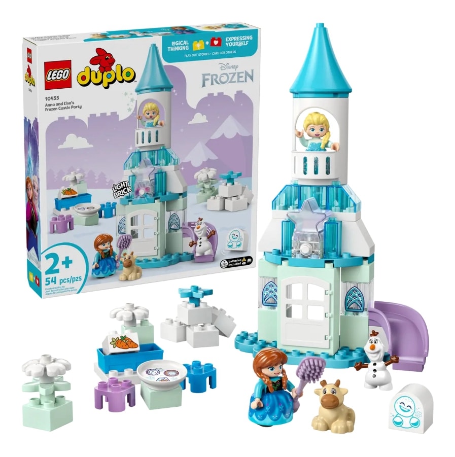 【LEGO 樂高】磚星球〡 10455 得寶系列 安娜與艾莎的冰雪城堡派對 Anna and Elsa's Frozen Castle Party