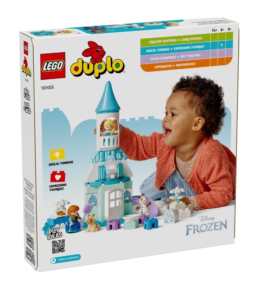 【LEGO 樂高】磚星球〡 10455 得寶系列 安娜與艾莎的冰雪城堡派對 Anna and Elsa's Frozen Castle Party