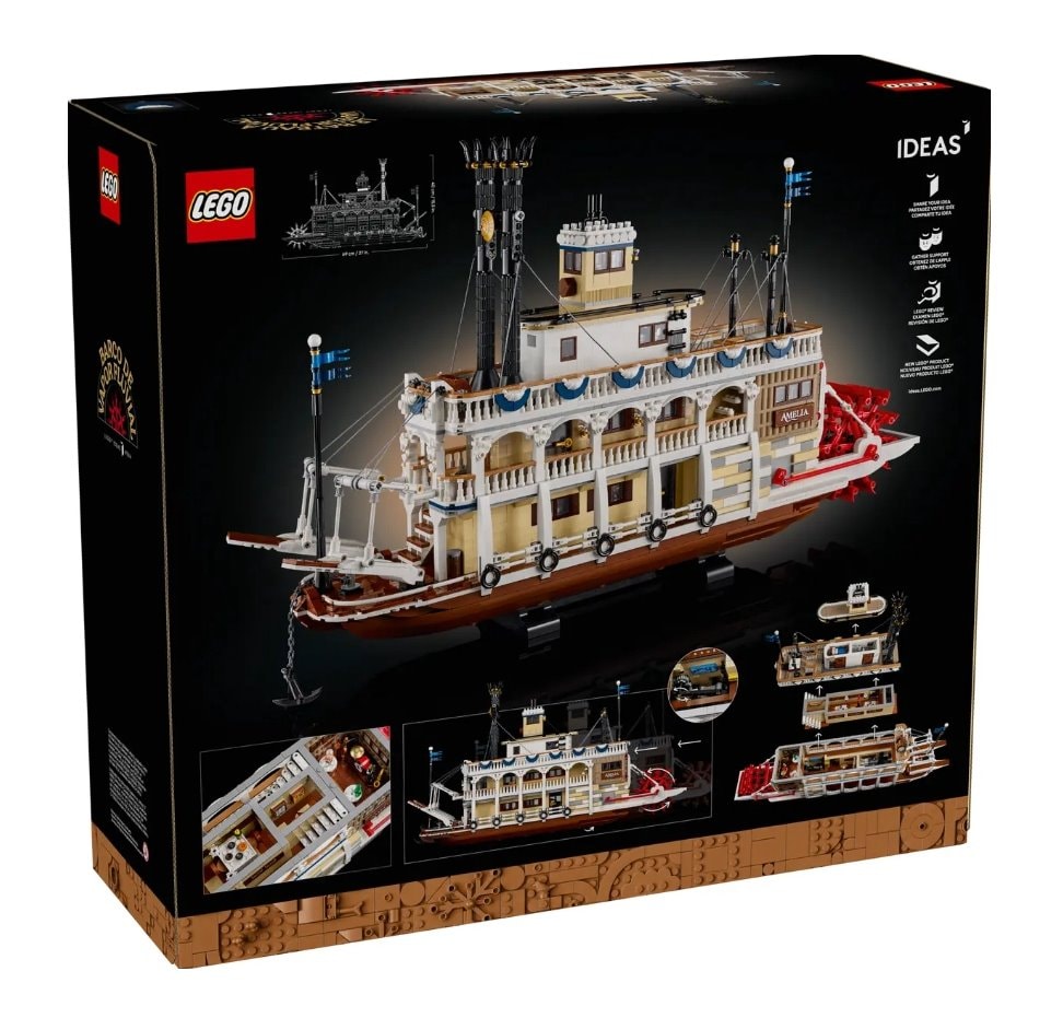 【LEGO 樂高】磚星球〡 21356 IDEAS 河上汽船 River Steamboat