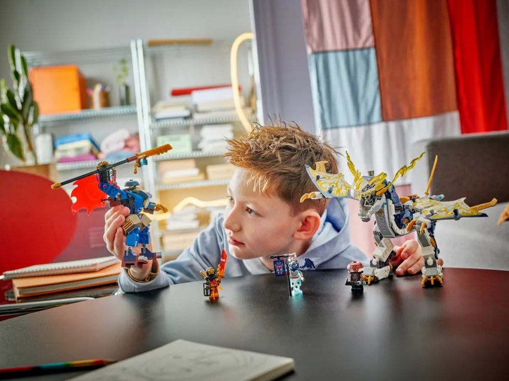 【LEGO 樂高】磚星球〡 71843 旋風忍者 羅格的機械人龍騎士 Rogue’s Mech Dragon Rider