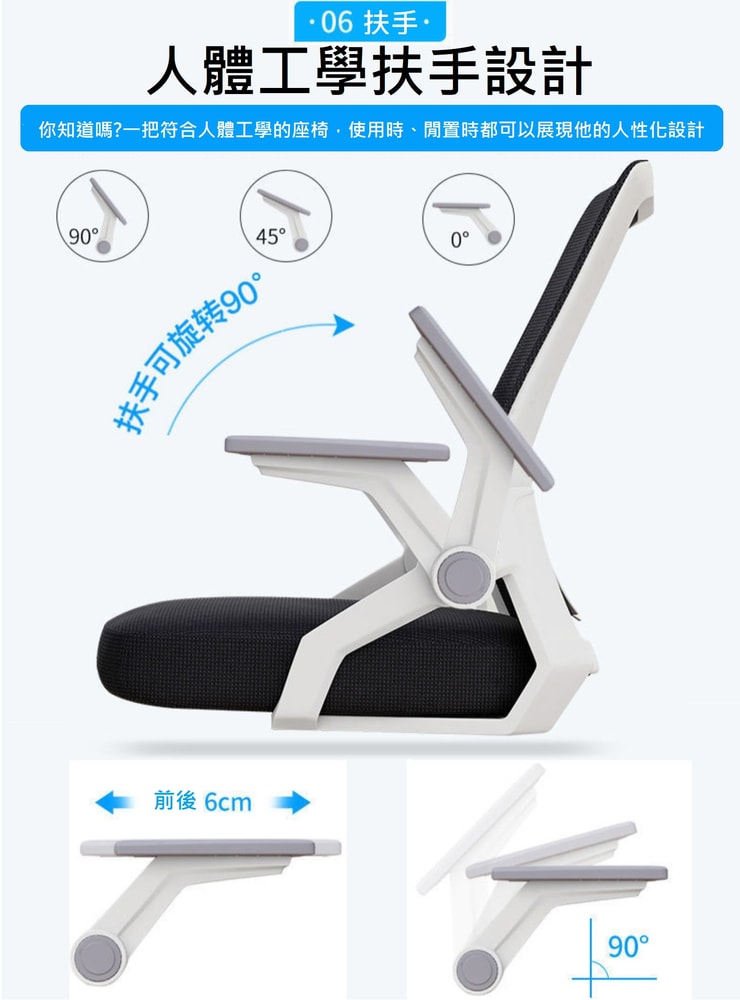 【HTGC】現貨供應(透氣網布/翻轉扶手/高低升降/360旋轉)電腦椅 辦公椅 會議椅 工作椅