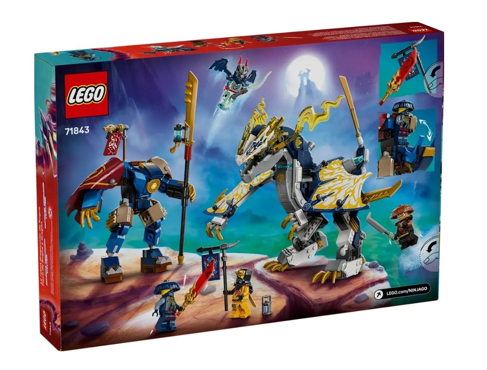 【LEGO 樂高】磚星球〡 71843 旋風忍者 羅格的機械人龍騎士 Rogue’s Mech Dragon Rider