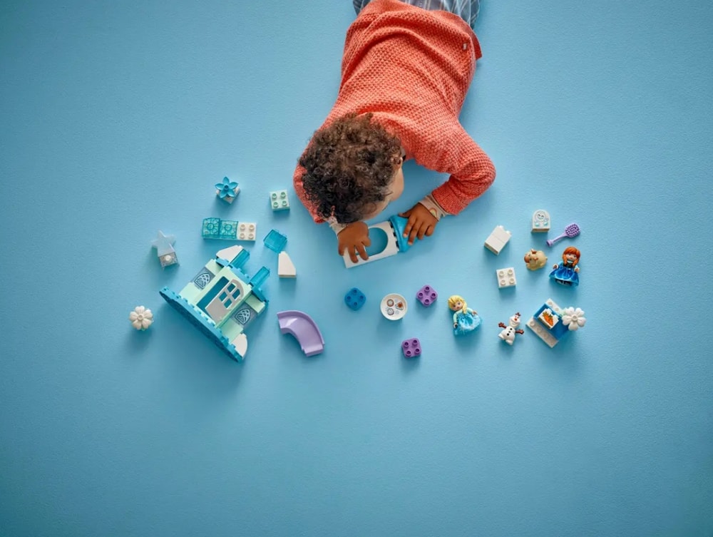 【LEGO 樂高】磚星球〡 10455 得寶系列 安娜與艾莎的冰雪城堡派對 Anna and Elsa's Frozen Castle Party