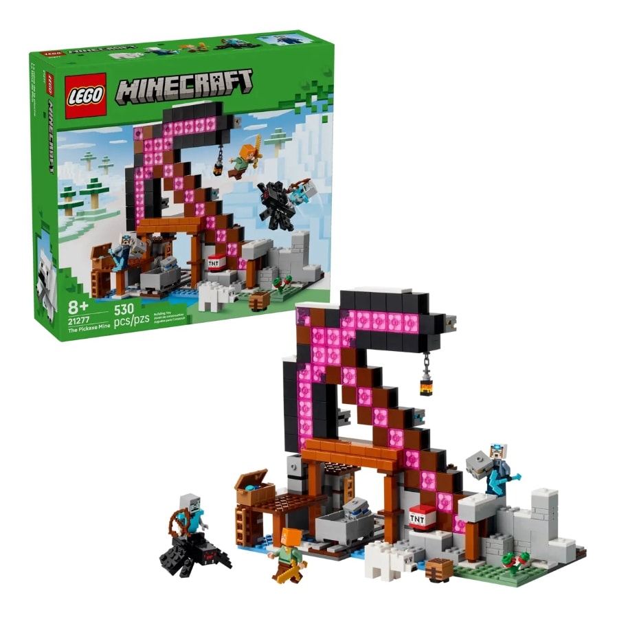 【LEGO 樂高】磚星球〡 21277 當個創世神 十字鎬礦場 The Pickaxe Mine