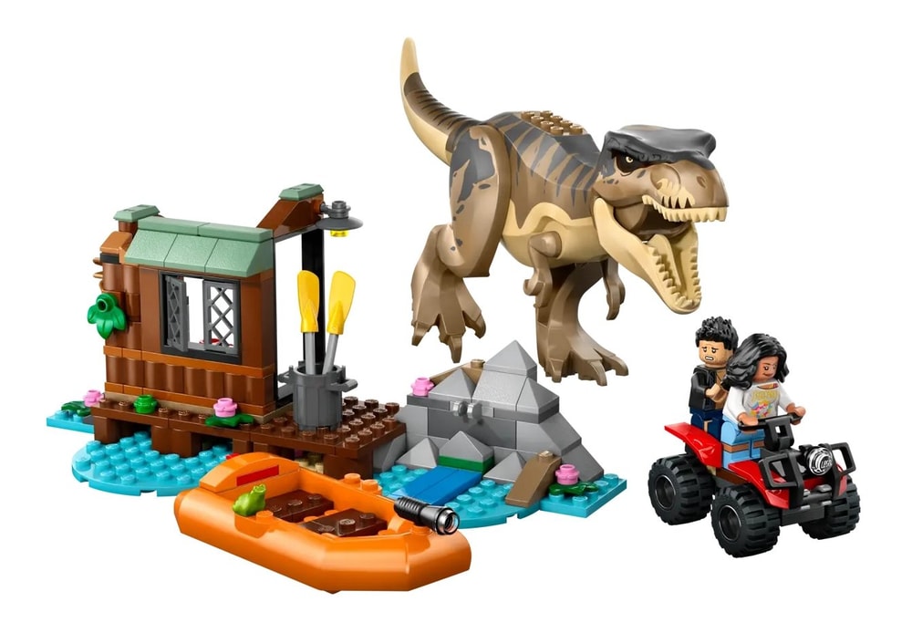 【LEGO 樂高】磚星球〡 76975 侏儸紀世界 逃離暴龍河川大冒險 T. rex River Escape
