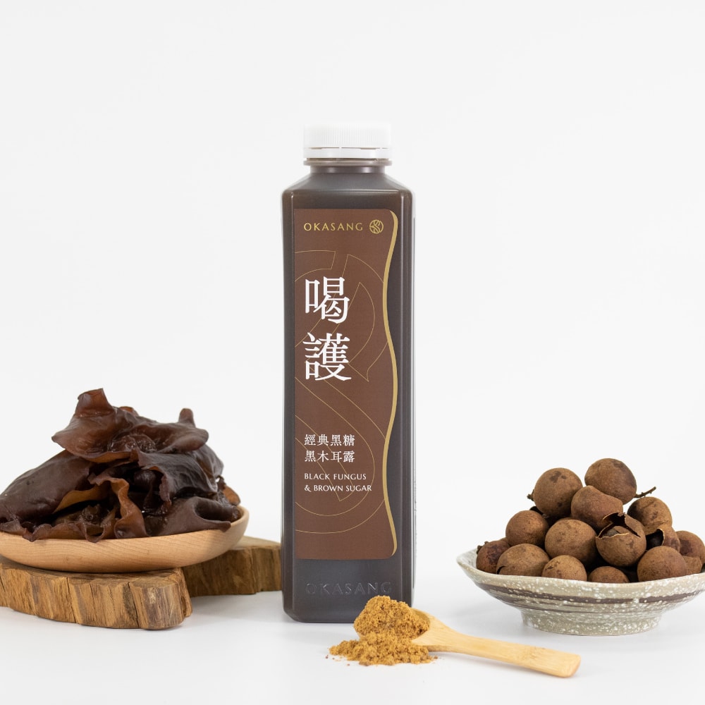 【O卡桑】中醫師推薦組｜1000ml*4 (柴燒桂圓黑木耳露(無加糖)*1 、經典黑糖黑木耳露*1、紅棗白木耳露(無加糖)*1、雪梨白木耳露*1)