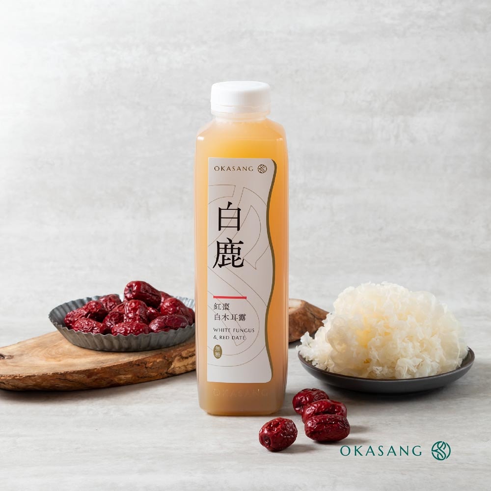 【O卡桑】中醫師推薦組｜1000ml*4 (柴燒桂圓黑木耳露(無加糖)*1 、經典黑糖黑木耳露*1、紅棗白木耳露(無加糖)*1、雪梨白木耳露*1)