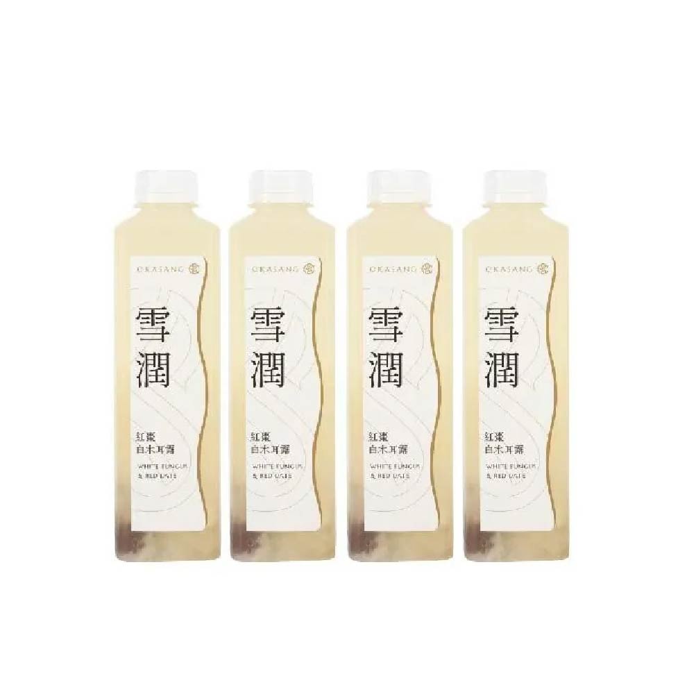 【O卡桑】滋補真有料組 | 1000ml*4 (紅棗白木耳露_銀耳朵朵*4)