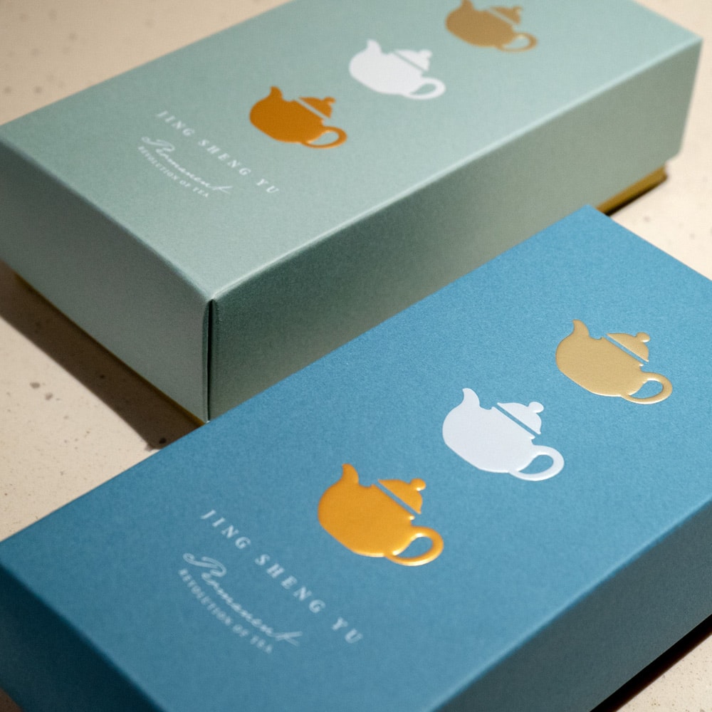 【Jing Sheng Yu 京盛宇】心願禮盒｜桂香包種50g罐裝茶葉(100%台灣茶葉/附提袋)