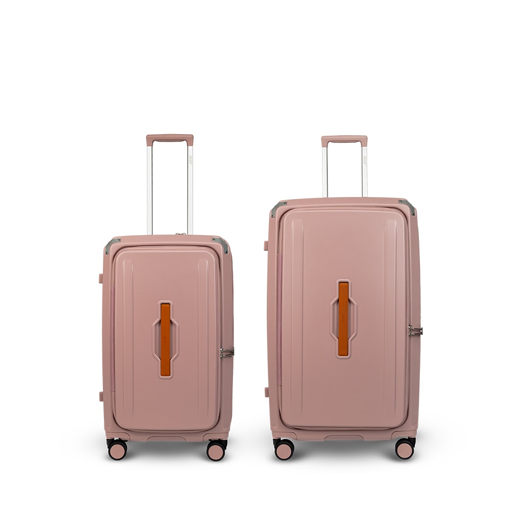 【Acer Fashion】二件組 布里斯本前開式/側開式行李箱(24+ 28)