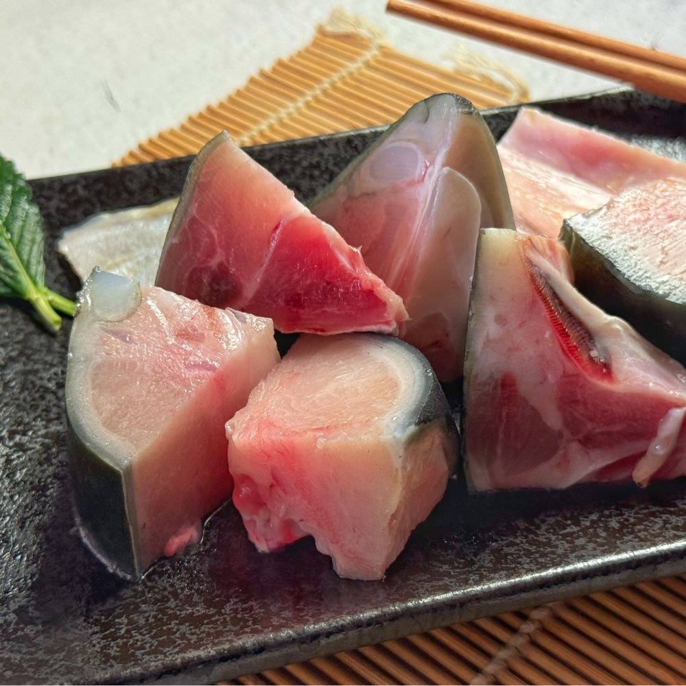 【五朝港水產】極鮮青魽魚頭丁 (500克±10%/包) 揪團饗樂組-10包組 共5000克±10%