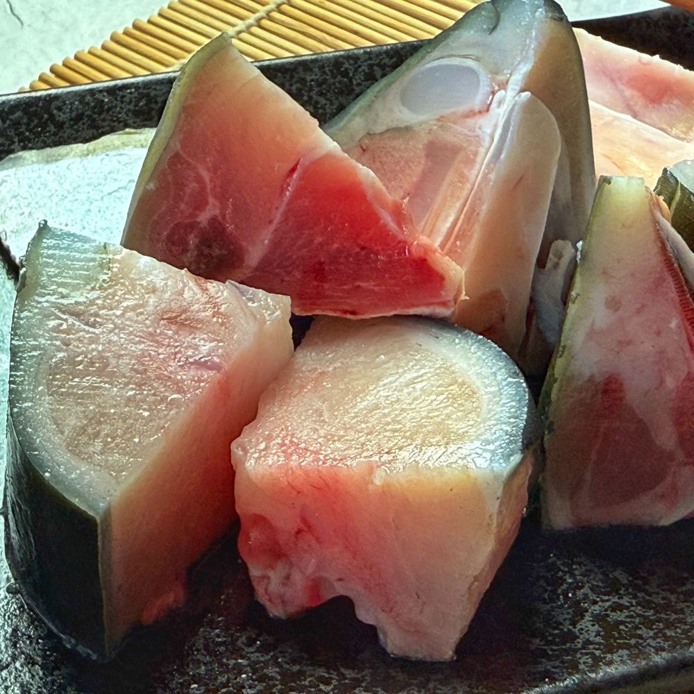 【五朝港水產】極鮮青魽魚頭丁 (500克±10%/包) 揪團饗樂組-10包組 共5000克±10%