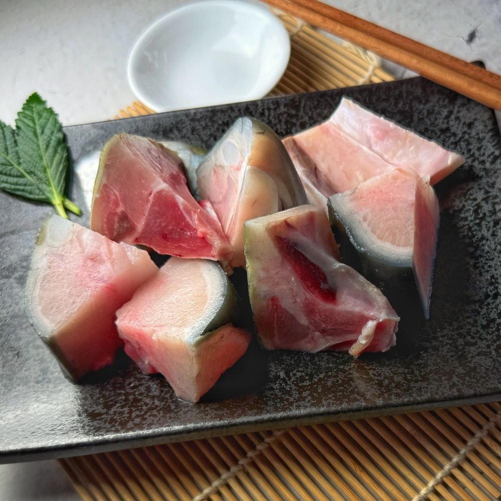 【五朝港水產】極鮮青魽魚頭丁 (500克±10%/包) 揪團饗樂組-10包組 共5000克±10%