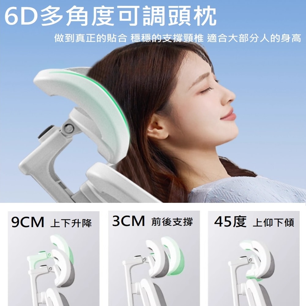 【HTGC】XD頂級人體工學椅(椅背掛衣 多向頭枕 4D腰托 6D扶手 科技網布 靜音五爪)電腦椅 辦公椅 會議椅 工作椅 人體工學椅