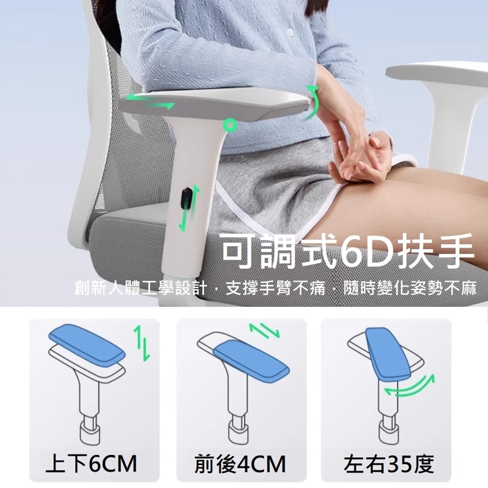 【HTGC】XD頂級人體工學椅(椅背掛衣 多向頭枕 4D腰托 6D扶手 科技網布 靜音五爪)電腦椅 辦公椅 會議椅 工作椅 人體工學椅