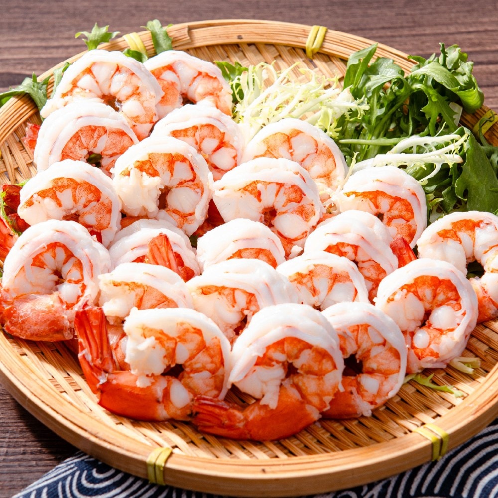 【鮮綠生活】(免運組)去泥腸無膨發巨霸白蝦仁(規格21/25，600g/包) 共2包