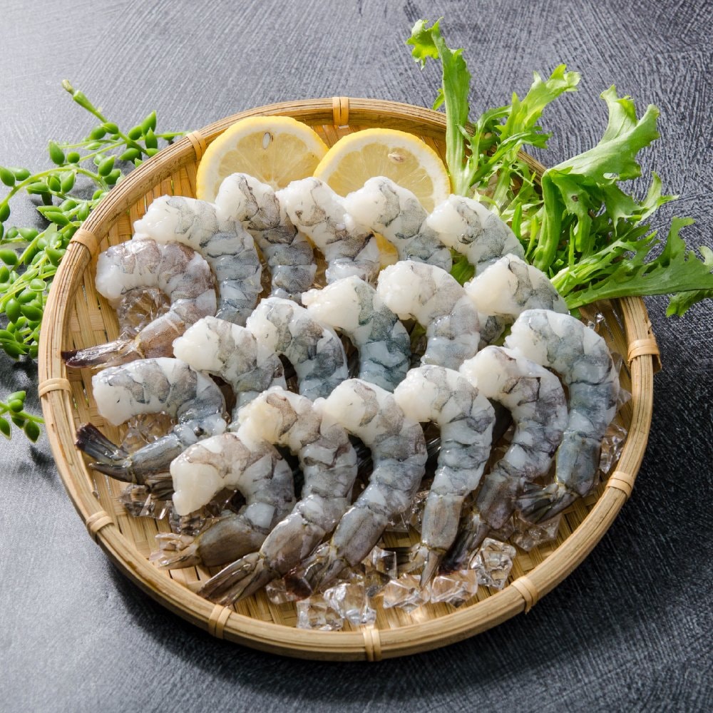 【鮮綠生活】(免運組)去泥腸無膨發巨霸白蝦仁(規格21/25，600g/包) 共2包
