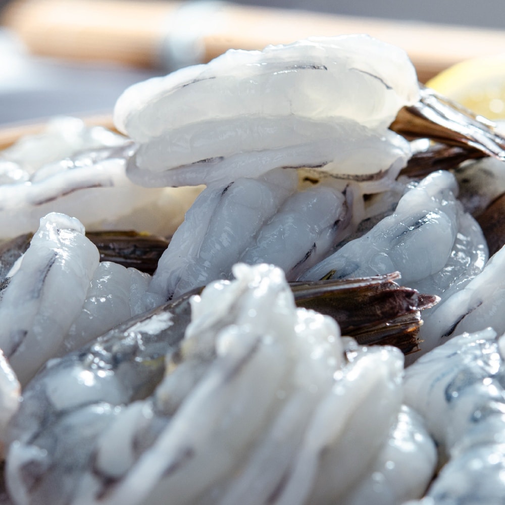 【鮮綠生活】(免運組)去泥腸無膨發巨霸白蝦仁(規格21/25，600g/包) 共2包