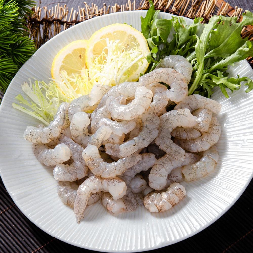 【鮮綠生活】(免運組)無膨發純天然白蝦仁(規格71/90，淨重450g/包) 共6包