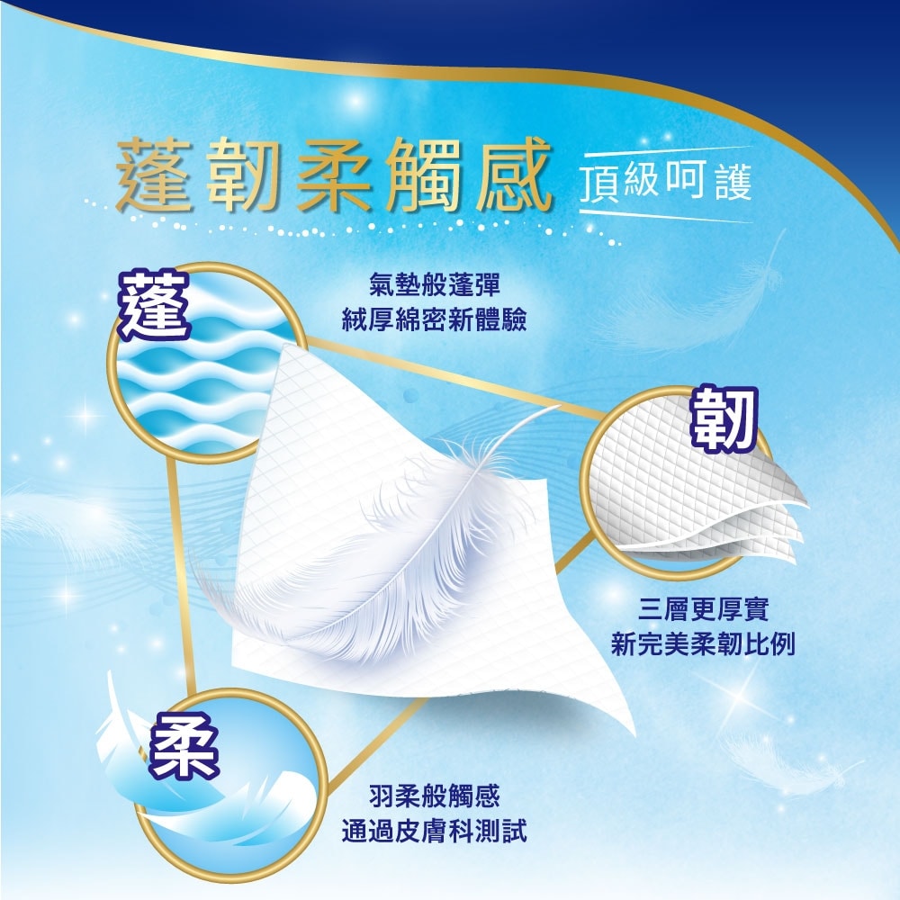 【Tempo】奢羽3層抽取式衛生紙80抽 無香 24包/箱