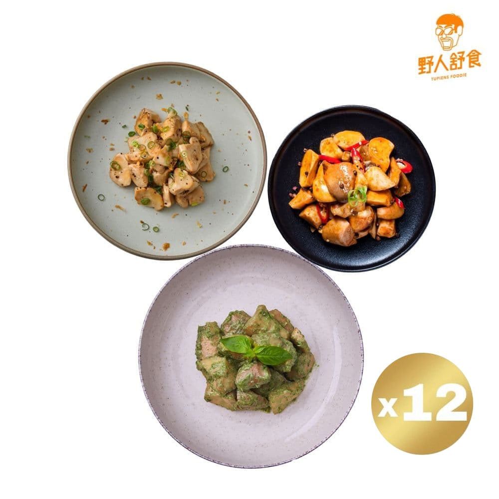 【野人舒食】舒肥杏鮑菇180g *12入