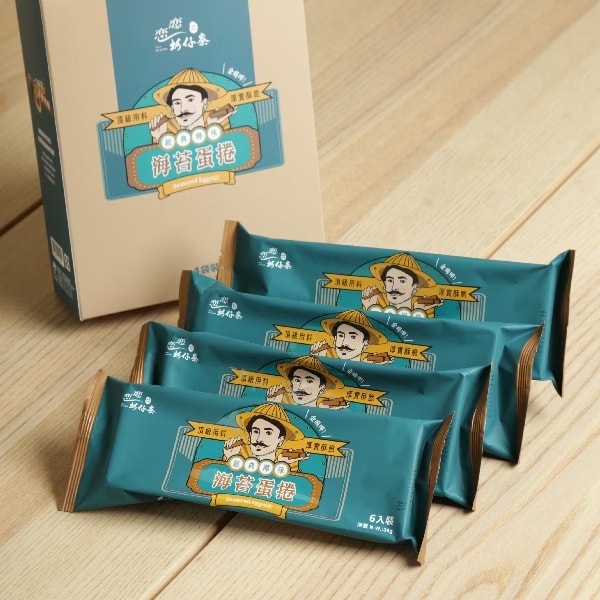 【梓官區漁會】經典海苔蛋捲禮盒144g/盒(4袋裝)