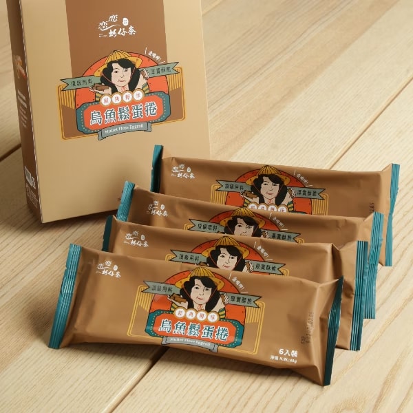 【梓官區漁會】頂級烏魚鬆蛋捲禮盒160g/盒(4袋裝)