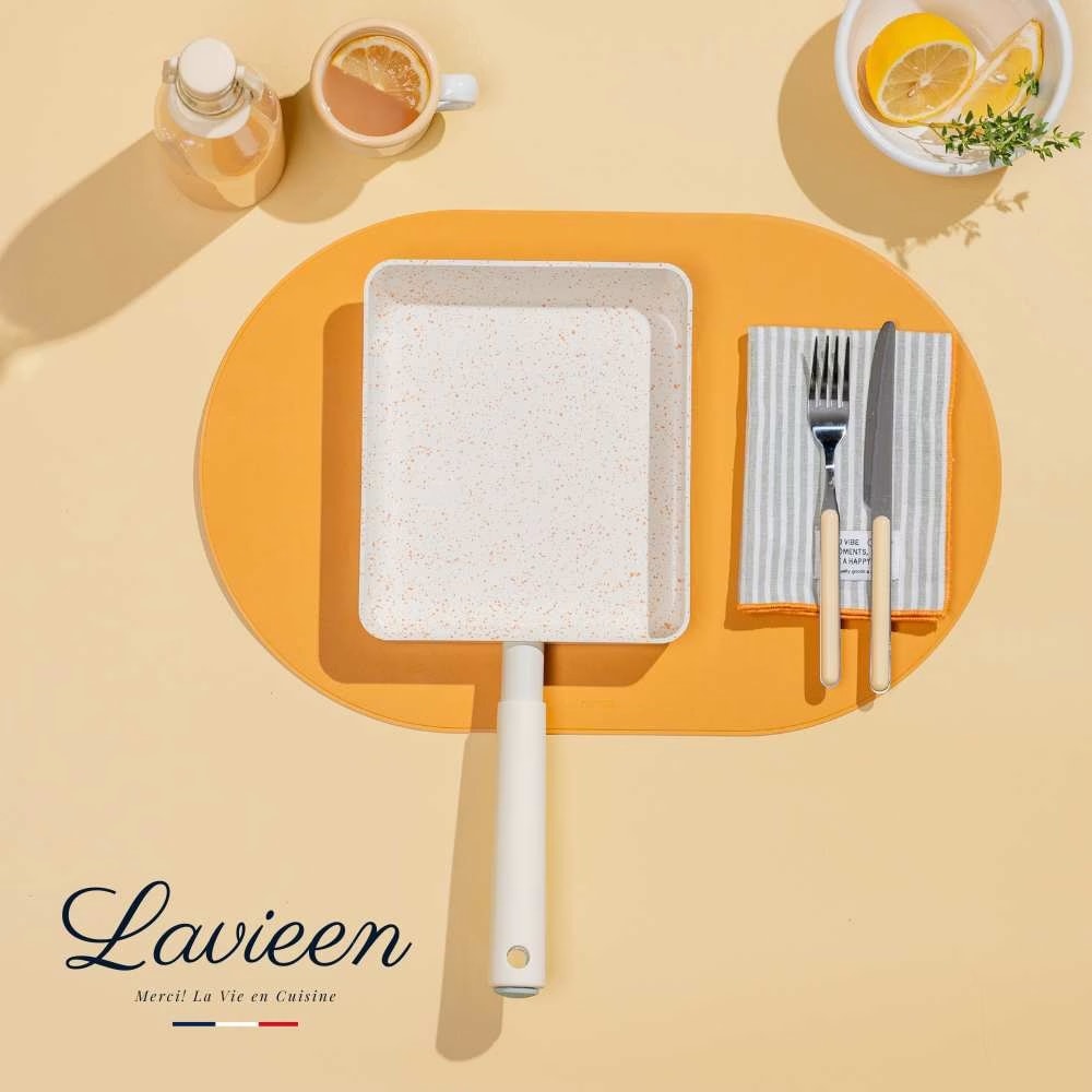 【Korea King】La Vie En 法式優雅天然陶瓷不沾鍋 4鍋7件組