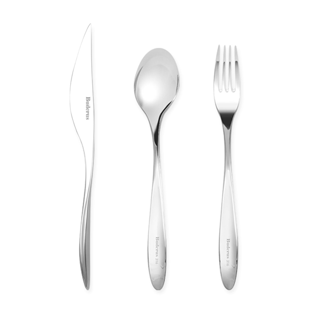 【Buderus】316不鏽鋼餐具 3件組-開拓者