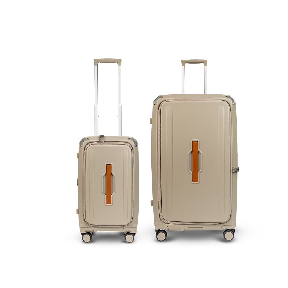 【Acer Fashion】二件組 布里斯本前開式/側開式行李箱(20+28吋)