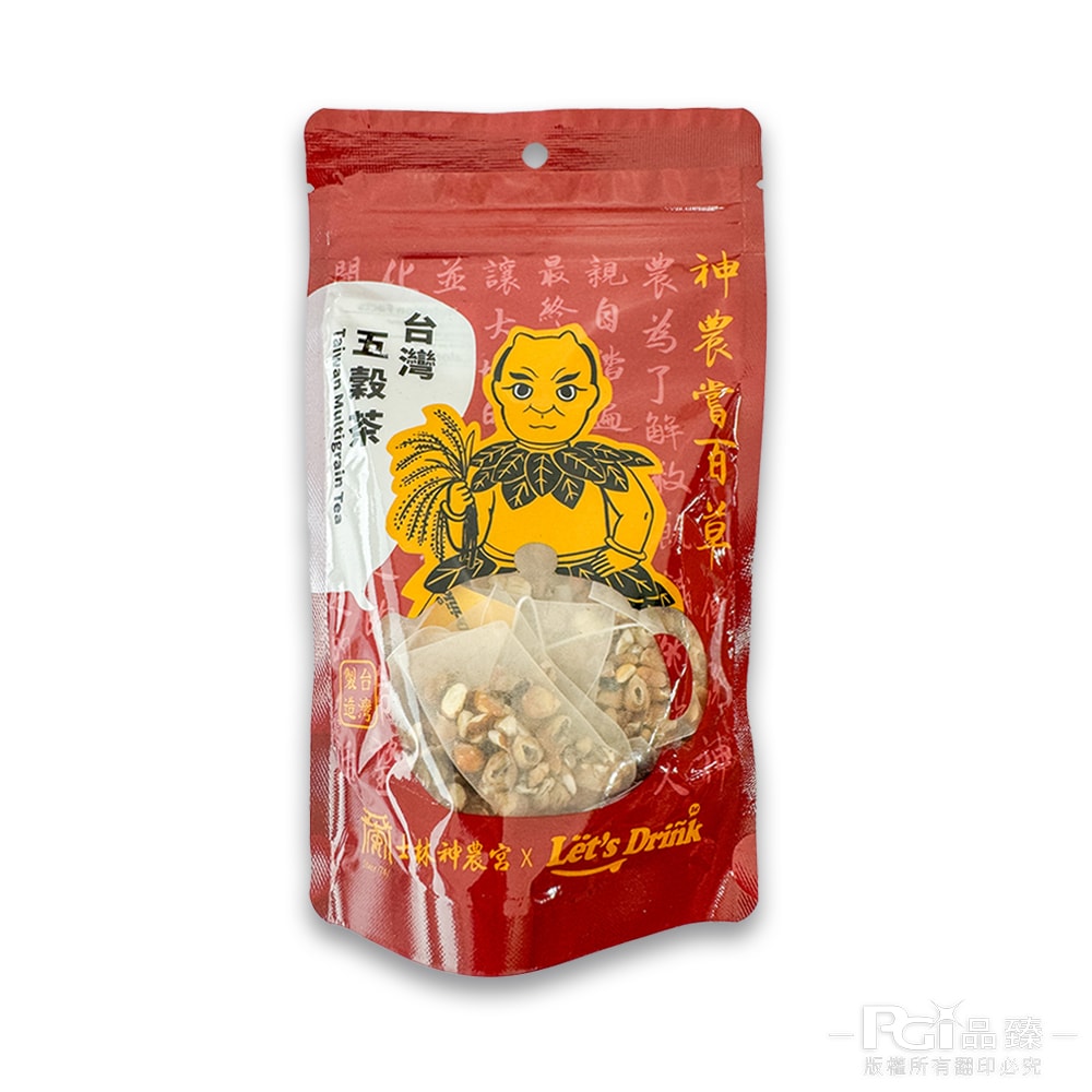【Let's drink】臺灣茶系列(黑豆牛蒡/五穀茶)(60g) 6包