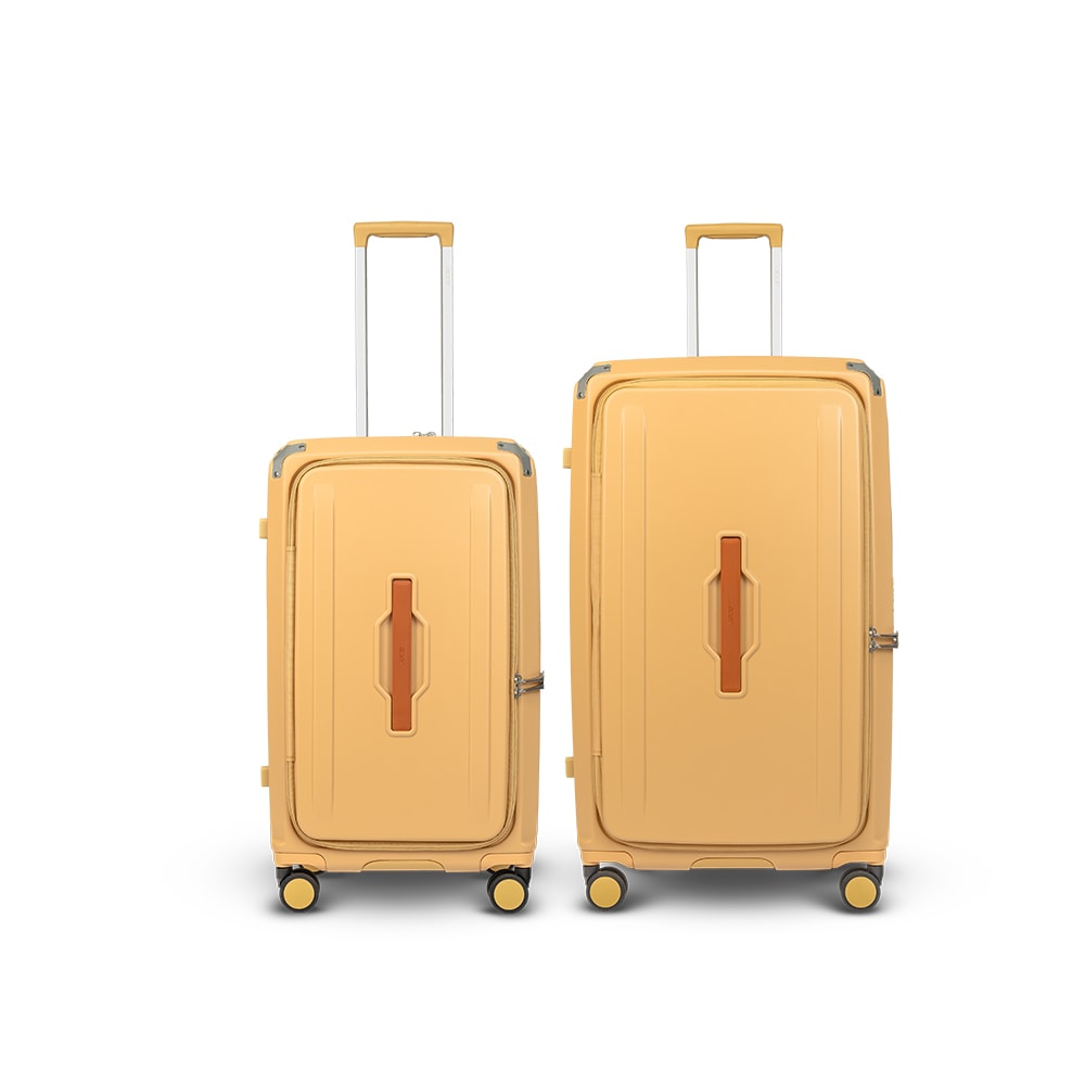 【Acer Fashion】二件組 布里斯本前開式/側開式行李箱(24+ 28)