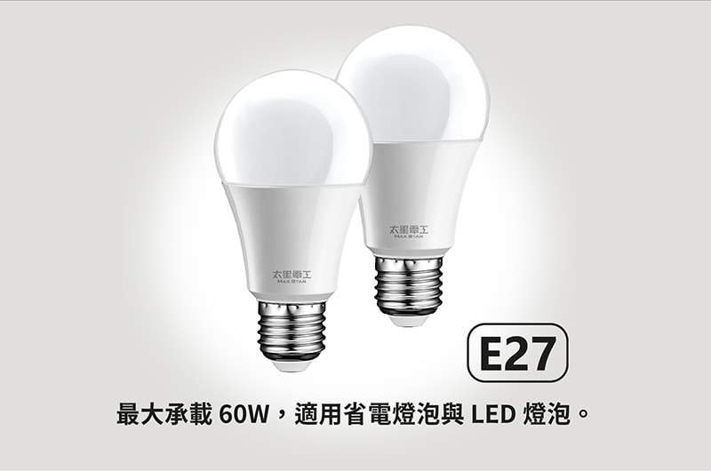 【太星電工】紅外線燈泡轉接座 WD611