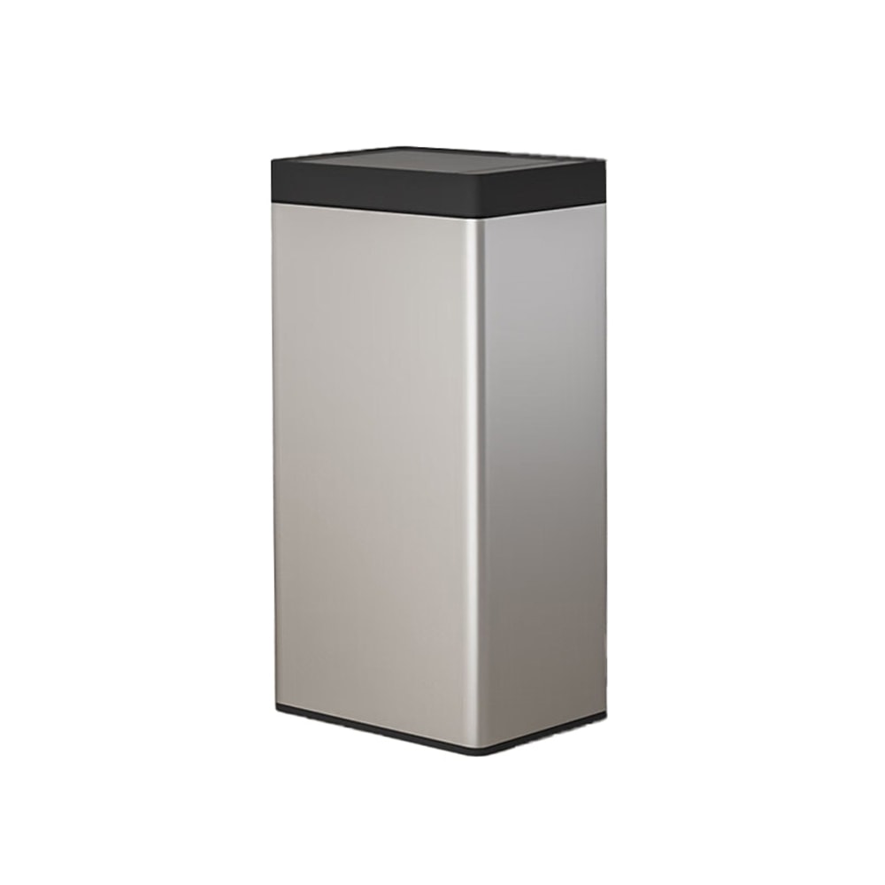 【LC 生活科技】自動感應垃圾桶 不鏽鋼旗艦款 30L 時尚銀