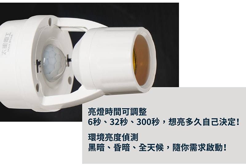 【太星電工】紅外線燈泡轉接座 WD611