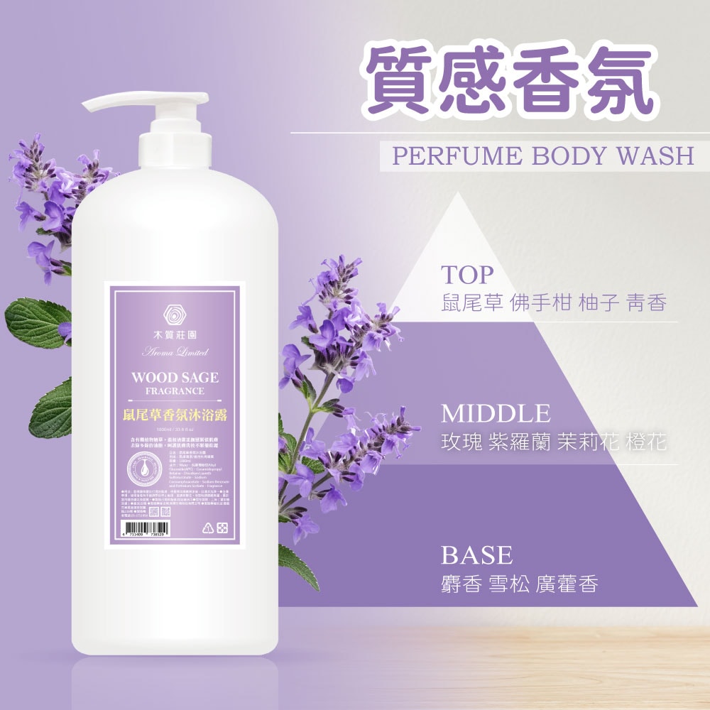 【御衣坊】木質莊園 香氛沐浴露1000ml-12瓶組