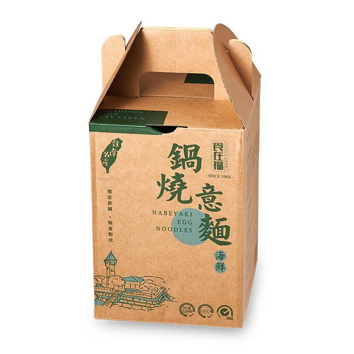 【食在福】鍋燒意麵海鮮口味x1盒(330g/盒)(有效期限至2025/10/9)