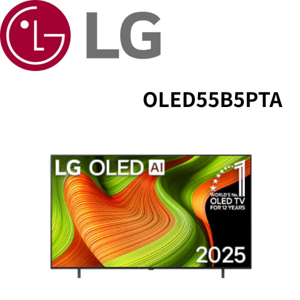 【LG 樂金】OLED55B5PTA 55 吋｜LG OLED AI 4K 智慧顯示器 (含基本安裝)