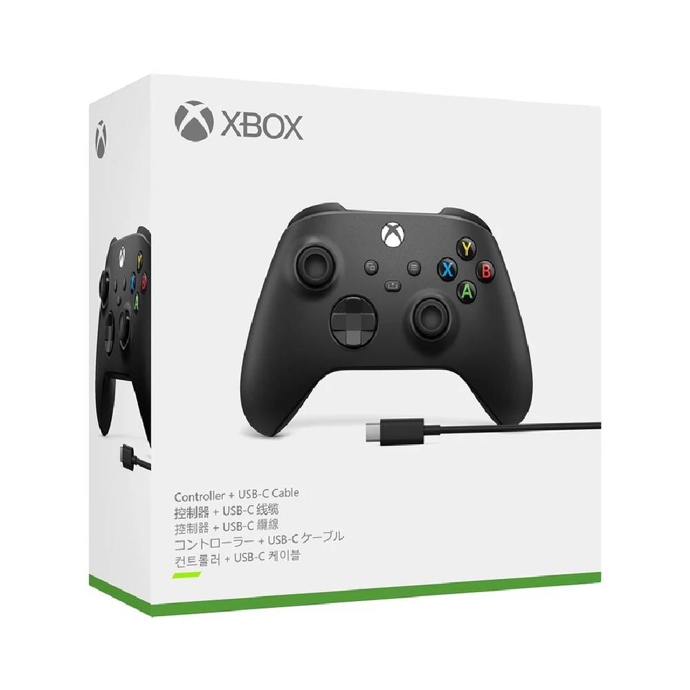 【Xbox】原廠無線控制器+USB-C 纜線(磨砂黑)
