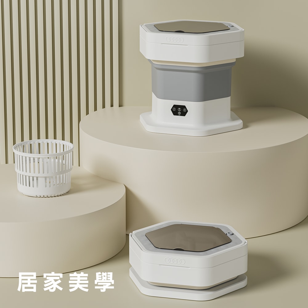 【CY 呈云】【LY 立元】六角攜帶式迷你洗衣機(附瀝水籃)