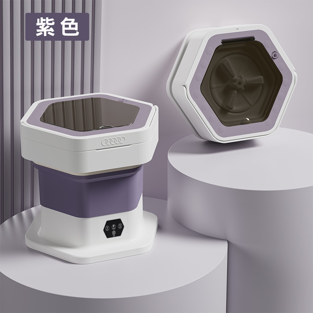 【CY 呈云】【LY 立元】六角攜帶式迷你洗衣機(附瀝水籃)