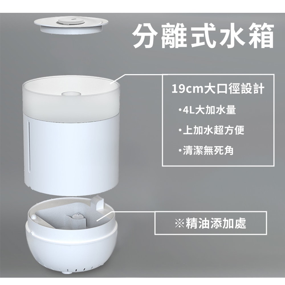 【Warm】香薰機/水氧機W-340+精油 8 瓶 上加水 薰香機 加濕器 超音波 負離子