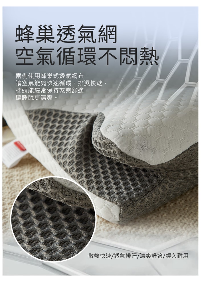 【Aibo】3D蝶形雙向護頸記憶枕1入(釋壓記憶枕/護頸枕/枕頭)