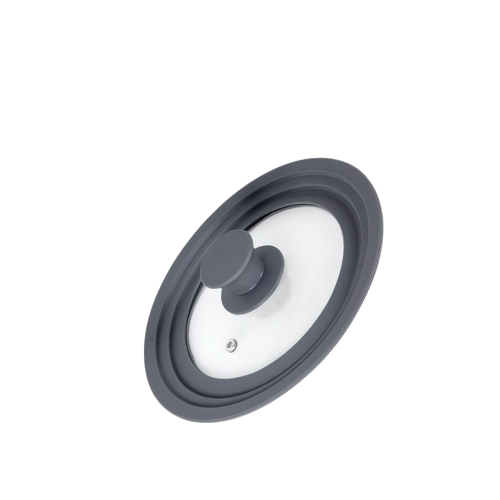 【生活采家】三尺寸 矽膠圈 玻璃鍋蓋 灰色 16-18-20cm 矽膠鍋蓋 三環鍋蓋 通用鍋蓋 炒鍋鍋蓋 湯鍋蓋