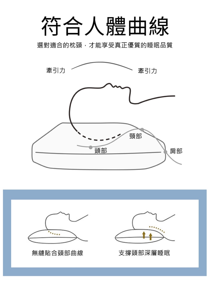 【Aibo】3D蝶形雙向護頸記憶枕1入(釋壓記憶枕/護頸枕/枕頭)
