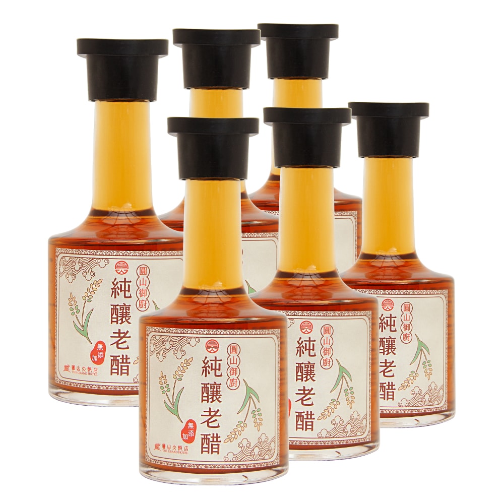 【圓山大飯店】6瓶圓山御廚無添加純釀老醋 230ml/瓶