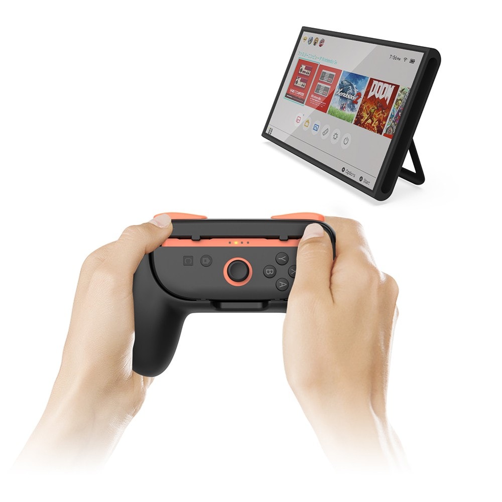 【Nintendo 任天堂】DOBE NS2 Switch 2 Joy con 握把 黑色2入 TNS-3162B