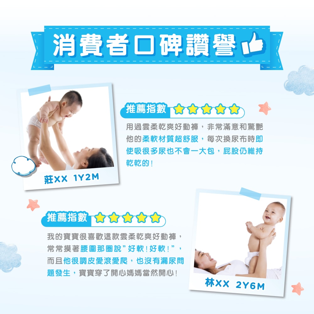 【HUGGIES 好奇】雲柔乾爽紙尿褲 好動褲(褲型) L/XL/XXL 箱購